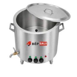 Lòng nồi nấu cháo công nghiệp 50 lít NC-50 nhìn từ trên xuống