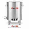 Nồi nấu cháo công nghiệp 70 lít NC-70 chụp chính diện trên nền trắng