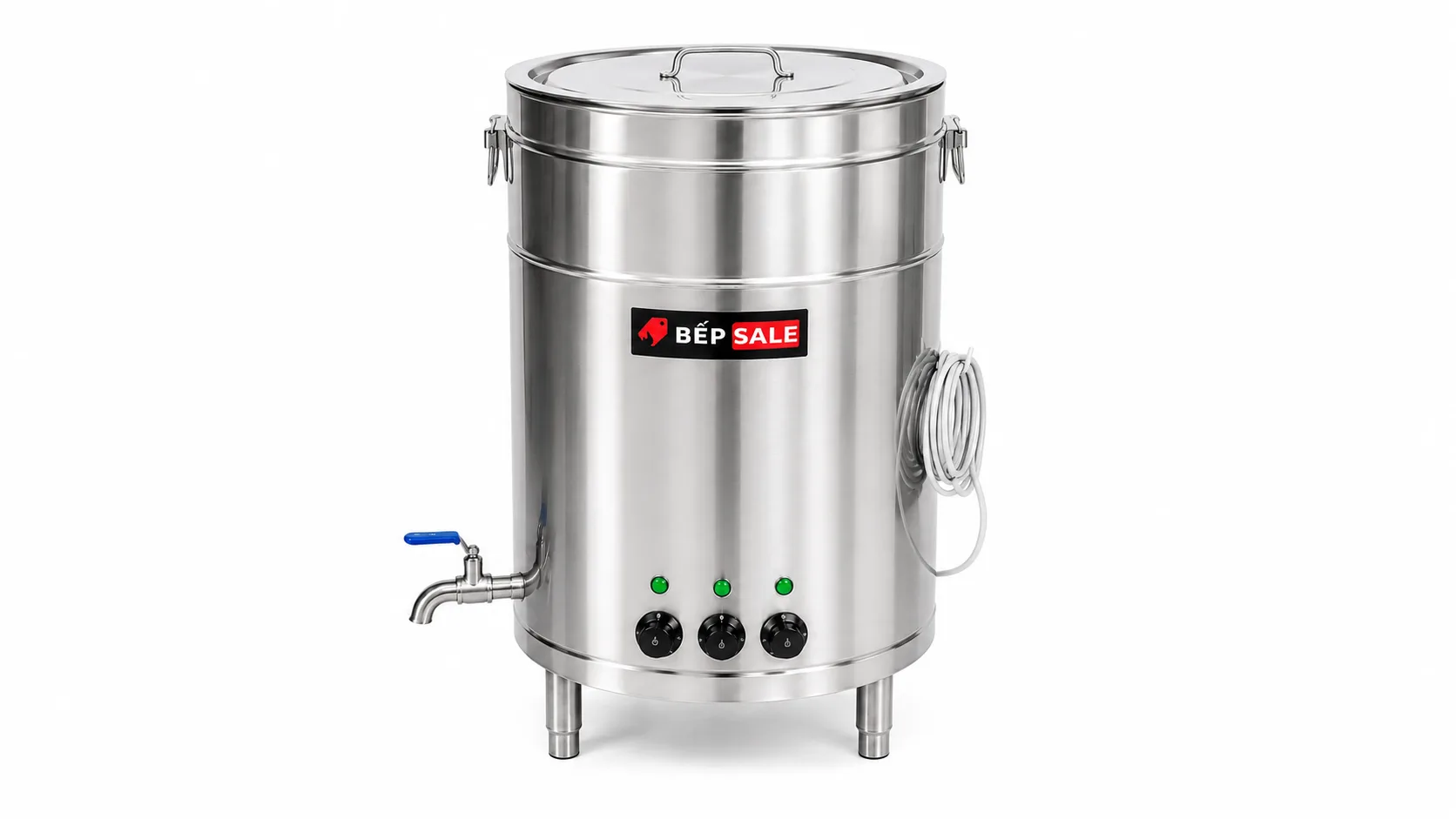 Nồi nấu phở mâm nhiệt hầm xương, nước lèo 100 lít 
