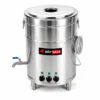 Nồi nấu phở mâm nhiệt 100 lít NP-100 inox góc nghiêng 45 độ
