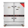 Tủ nấu cơm công nghiệp 24 khay dùng điện TCD-24 BẾP SALE mặt trước