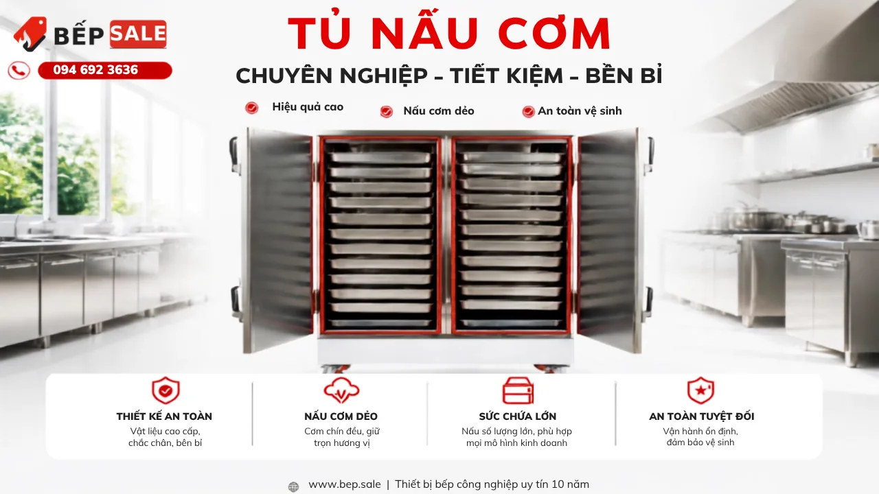 Chi tiết khay 600 x 400 x 50 mm và khoang tủ nấu cơm TCD-24