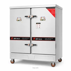 Tủ nấu cơm 24 khay TCD-24 BẾP SALE nhìn góc nghiêng