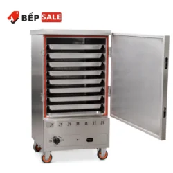 Tủ nấu cơm 8 khay dùng gas TCG-8 mở cửa đủ 8 khay