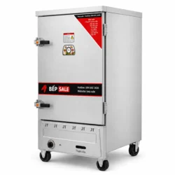 Tủ nấu cơm 8 khay dùng gas TCG-8 nhìn góc nghiêng