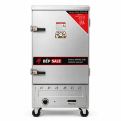 Tủ nấu cơm 8 khay dùng gas TCG-8 BẾP SALE mặt trước